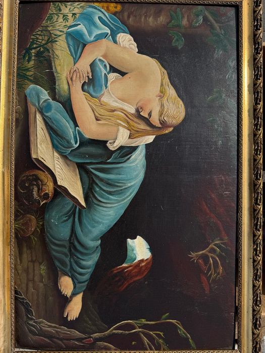sprzedam obraz Maria Magdalena z podpisem autora