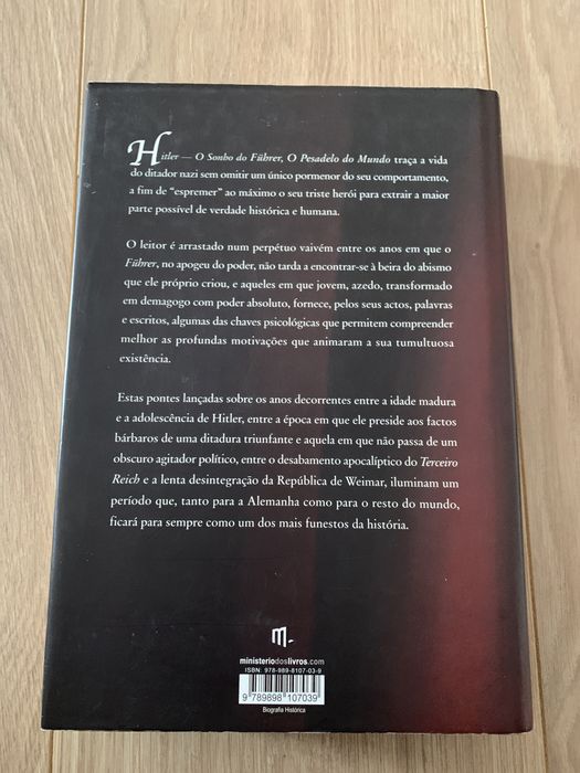 Livro Hitler o Sonho do Führer, o pesadelo do mundo