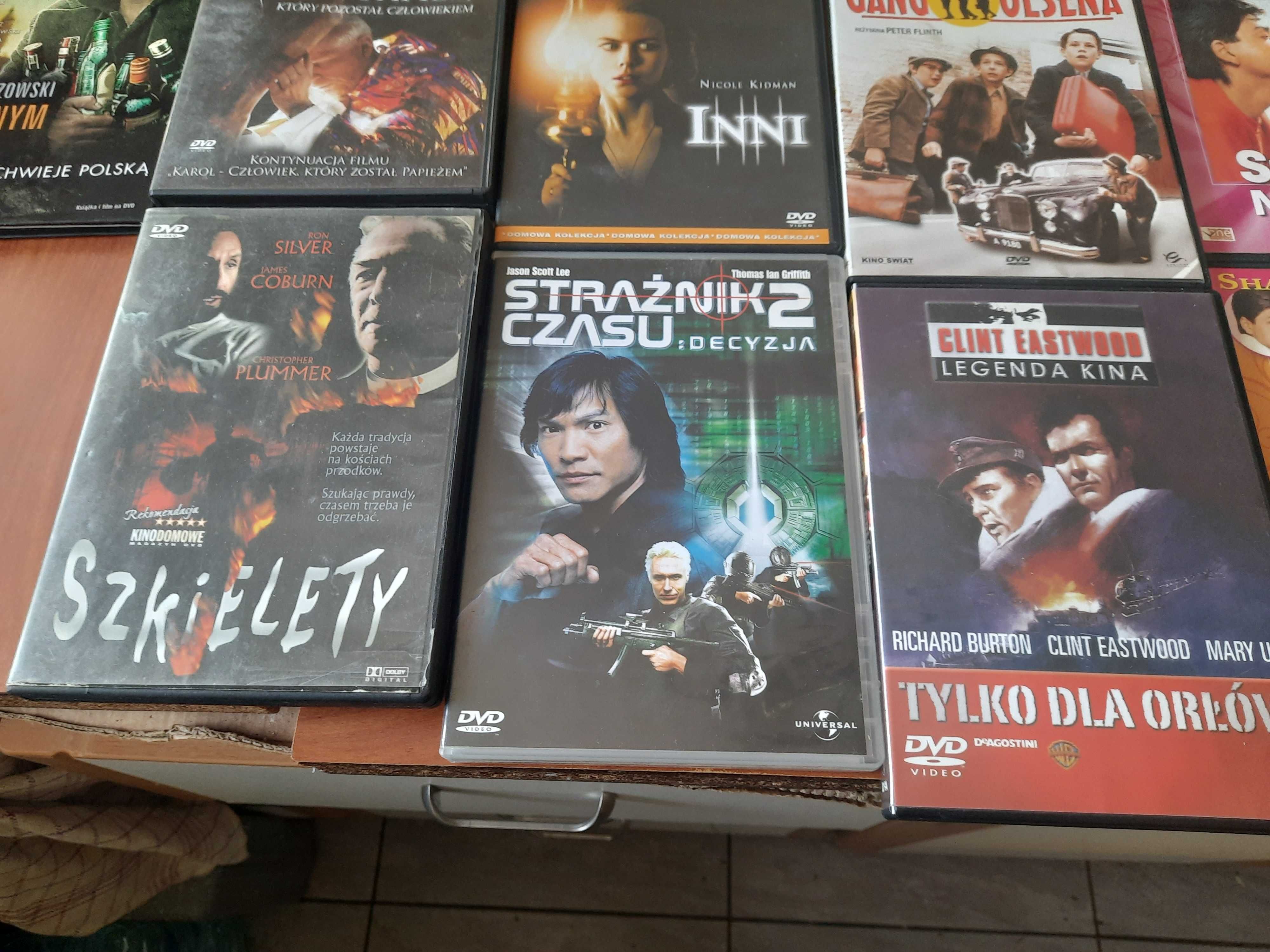 zestaw płyt dvd filmy 20 sztuk