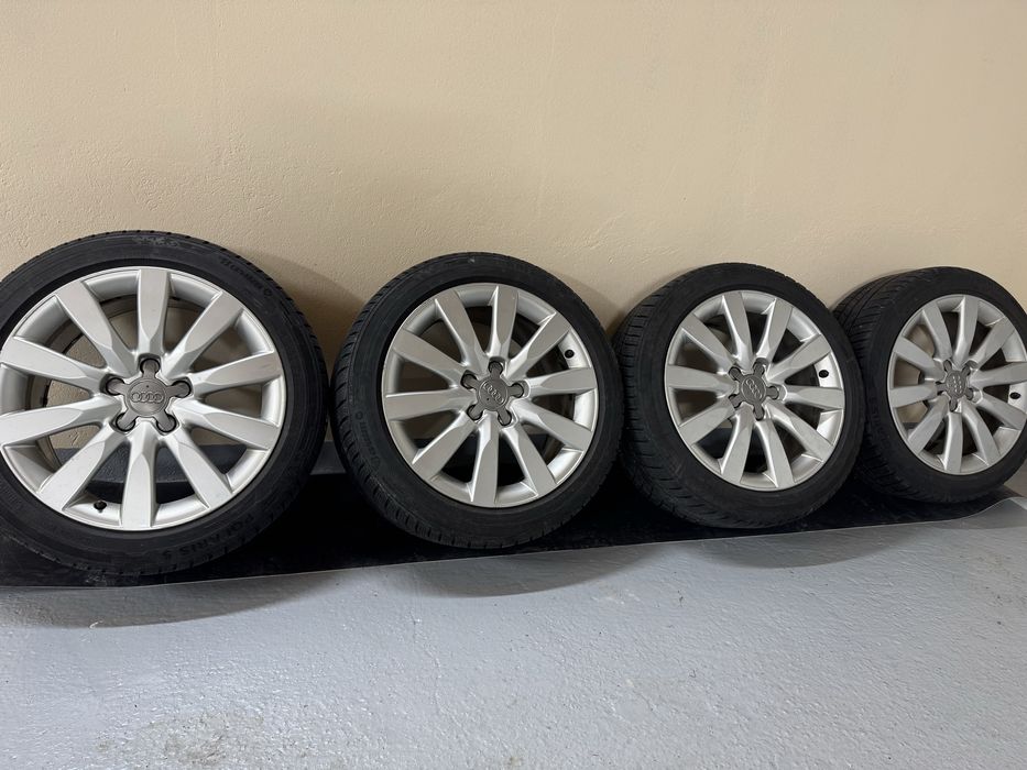 Alufelgi Audi R17 +opony zimowe. A3 A4 A5 A6