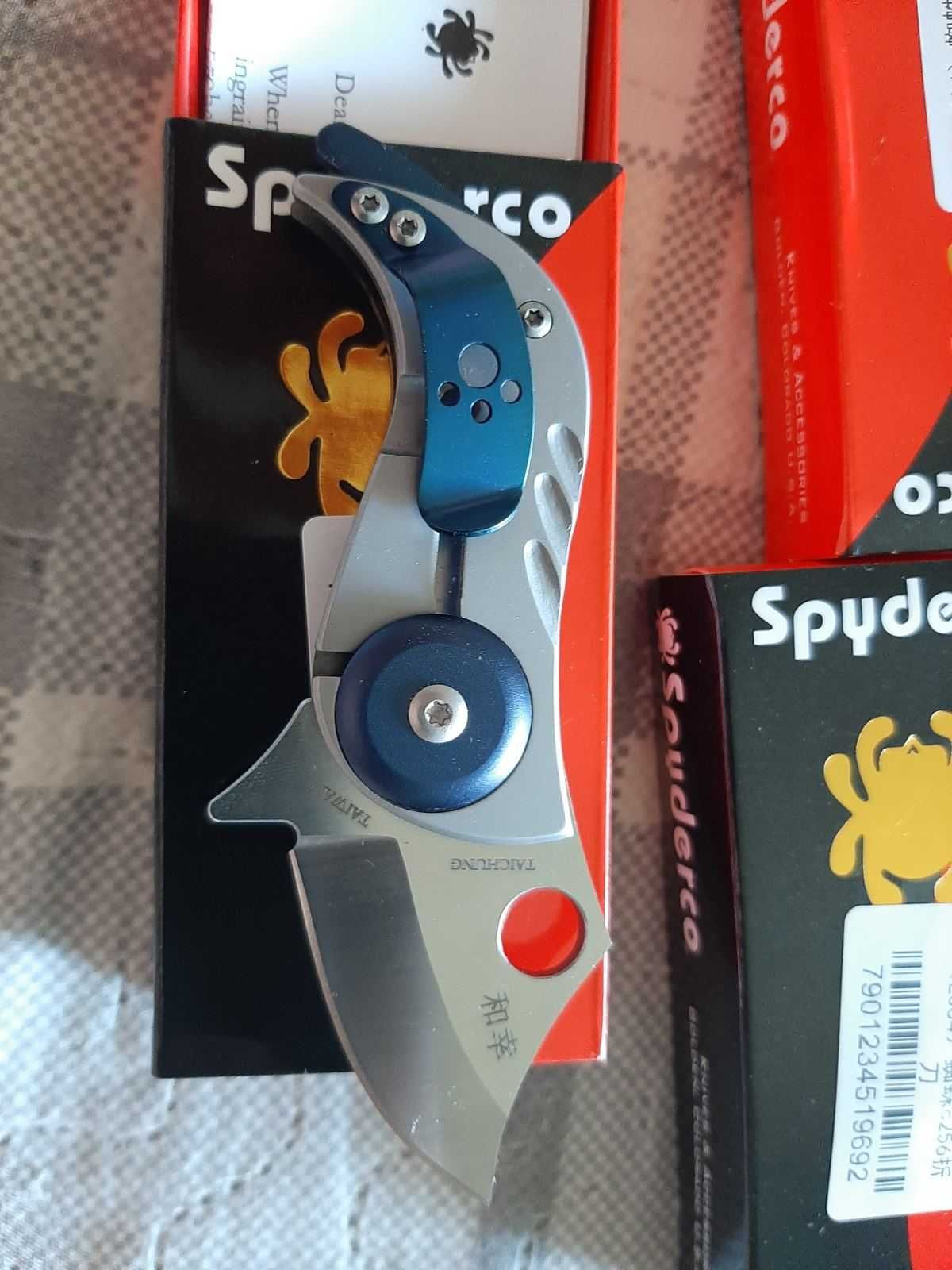Мини ножик, брелок, Spyderco Pochi