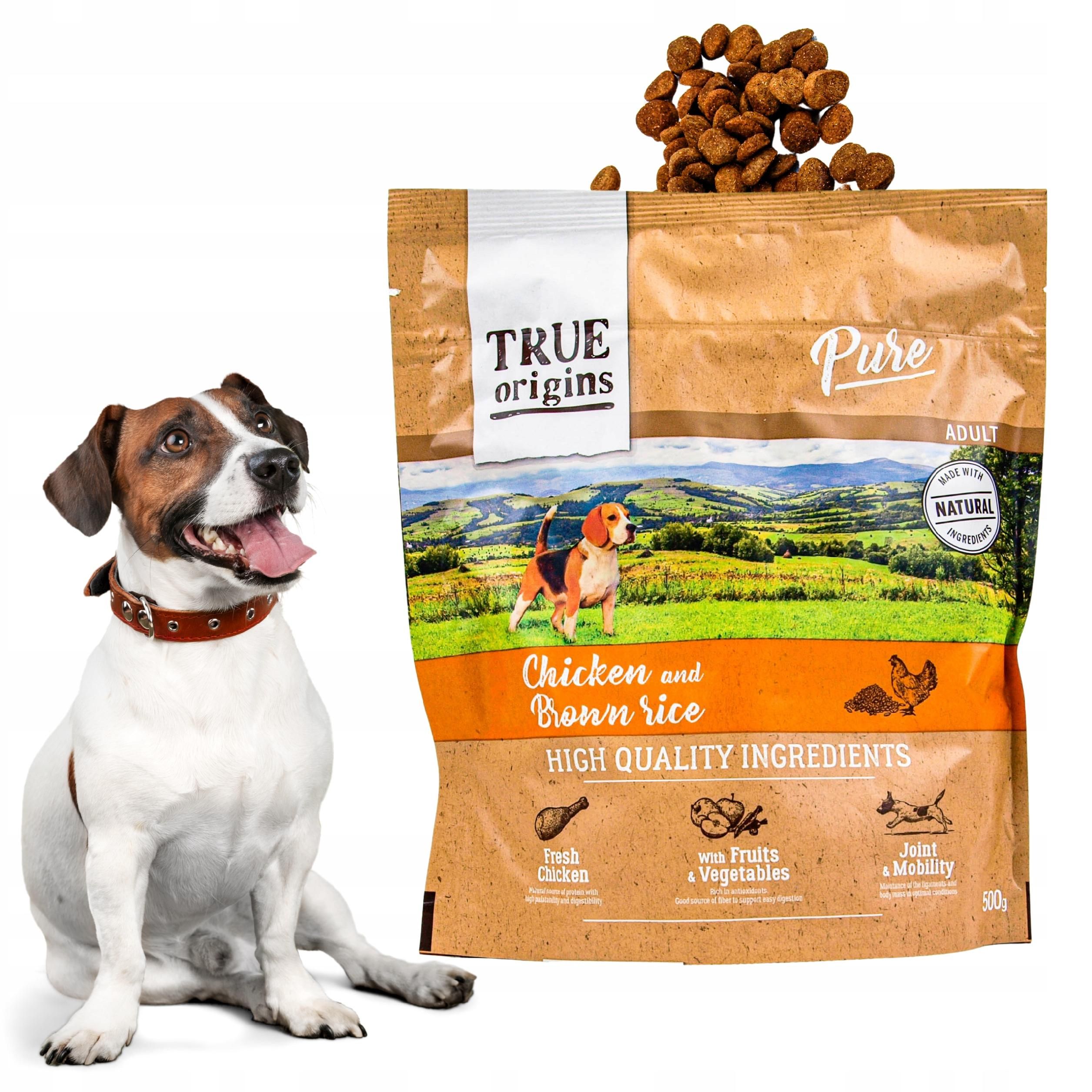 Sucha Karma Bezzbożowa dla Psa True Origins Pure Kurczak 3 X 500g