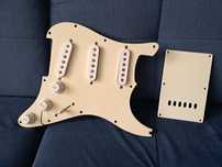 Elektronika z maskownicami do gitary strat