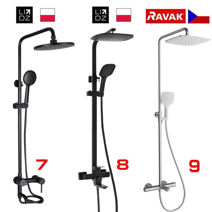 Розпродаж душових систем для ванни Imprese Qtap, Lidz, Devit Hansgrohe