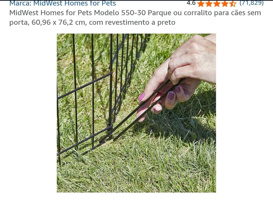 Casa/parque/ grade animais com parte superior