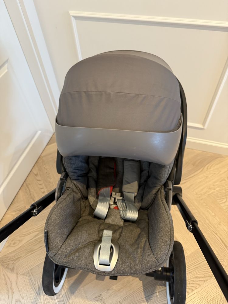 Cybex Priam – wózek z gondolą, fotelikiem i adapterami