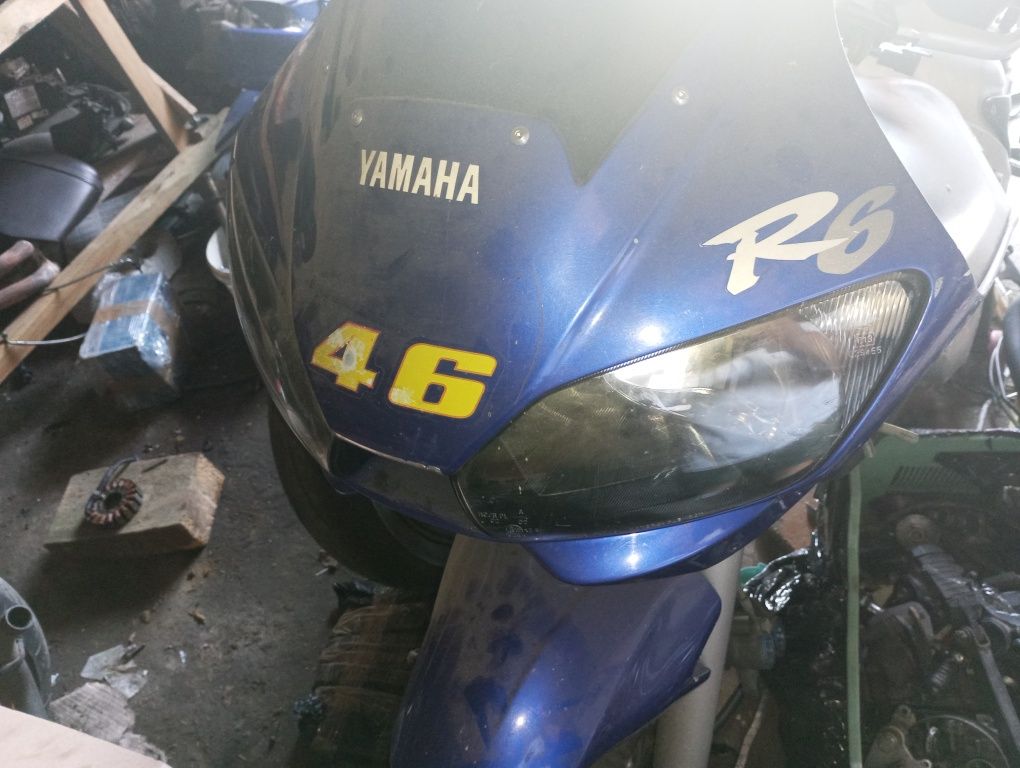 Części Yamaha yzf r6 rj03 98-02 bak lagi alternator sprzęgło ogon set
