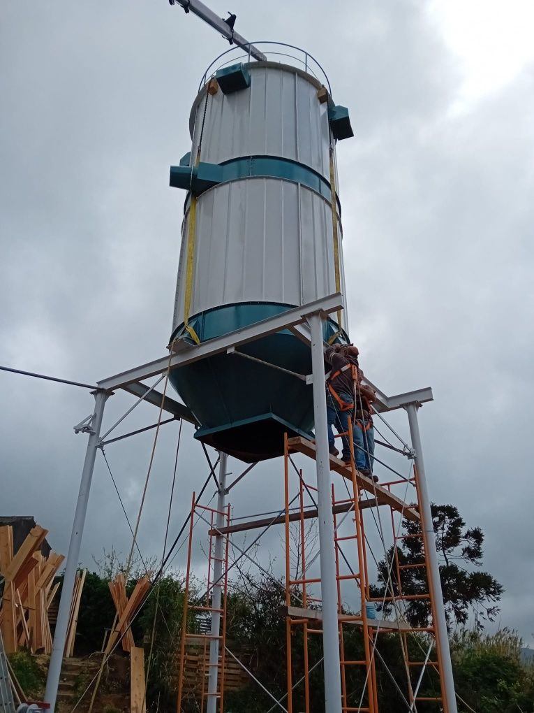 Silos de carpintaria,Montagem sistemas de aspiração