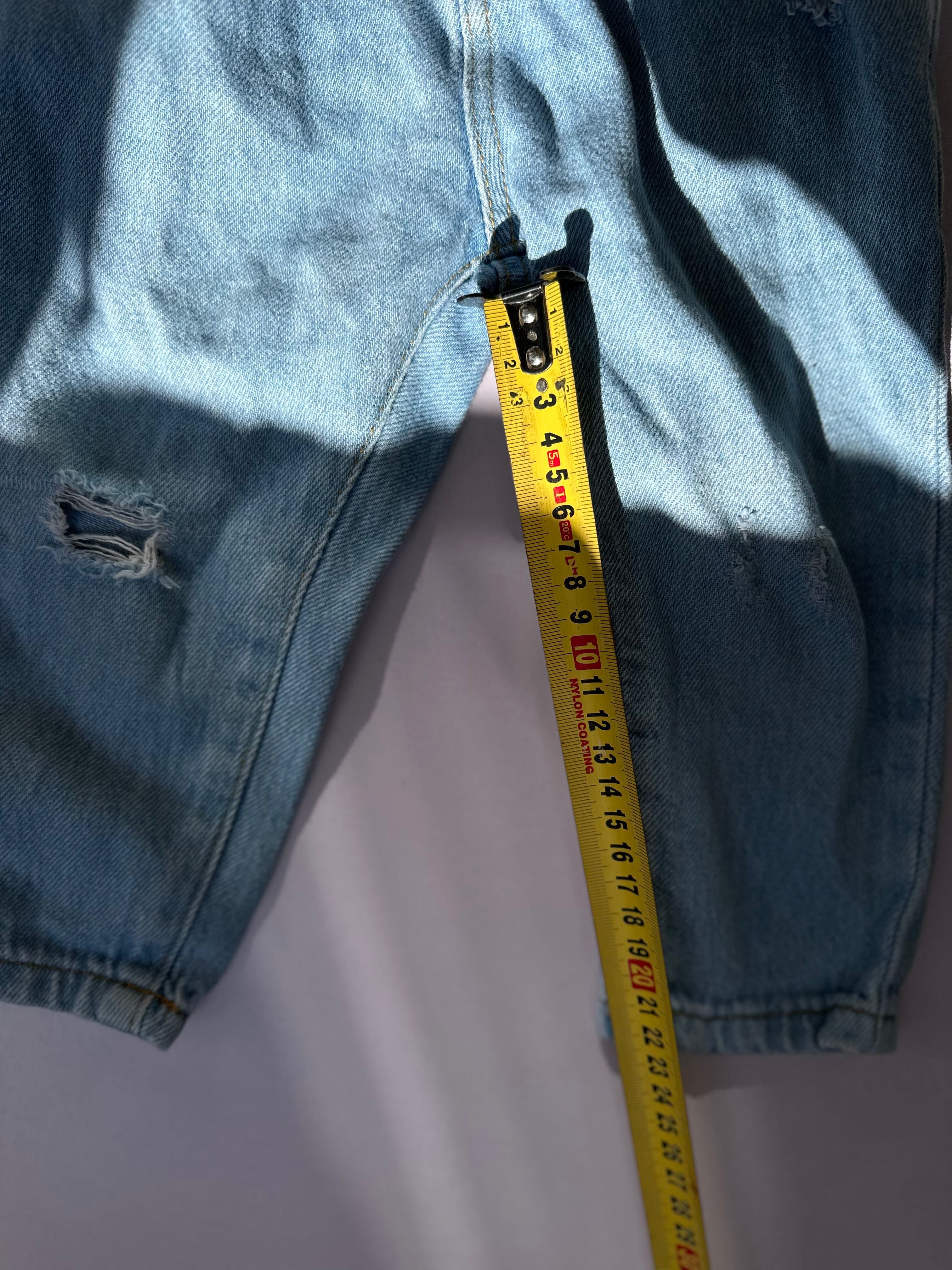 Zara джинси блакитні стан нових 1-1,5 роки 86 для дівчинки/хлопчика