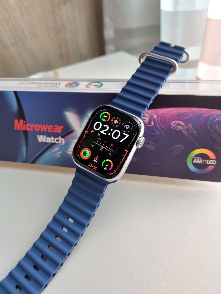 Smartwatch Mikrowear granatowy pasek