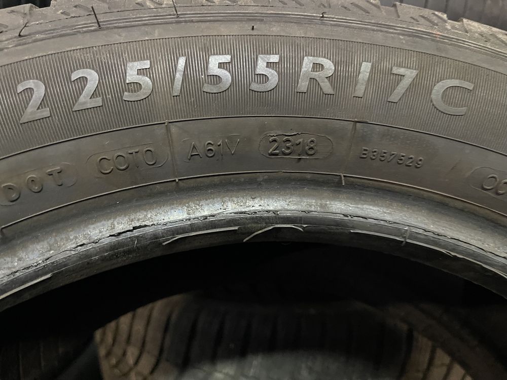 4xDunlop 225 55r17c., 2018 6mm