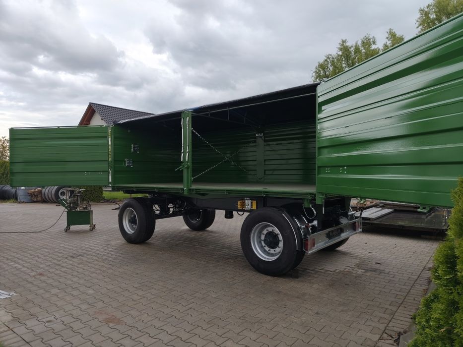 Przyczepa rolnicza wywrotka 3 stronna Kassbohrer 14 ton long dbl hl
