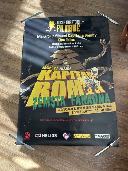 Kapitan Bomba Zemsta Faraona 2012 plakat