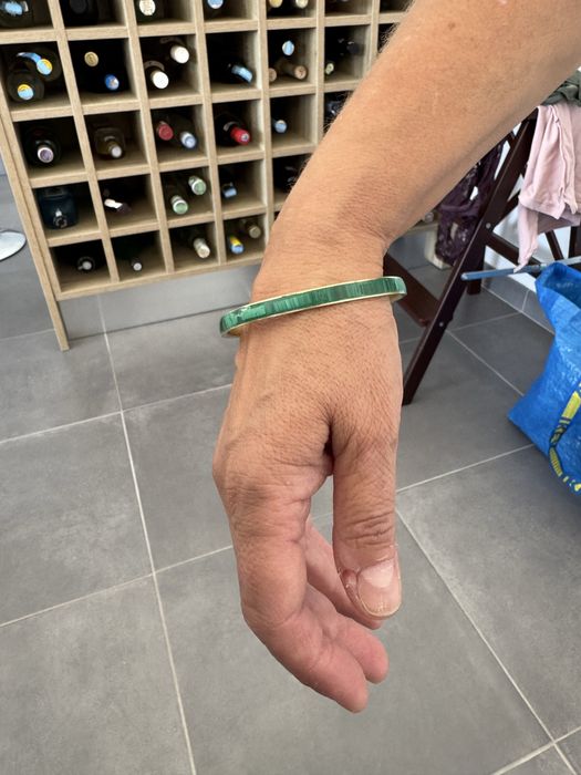 Pulseira malaquite verde