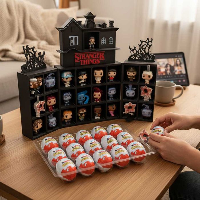 Дім для фігурок Stranger Things Kinder Joy Будинок Дивні Дива 3D друк