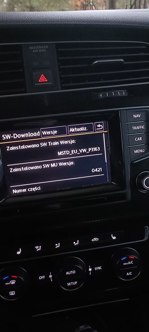 Radio navi VW golf 7 gti