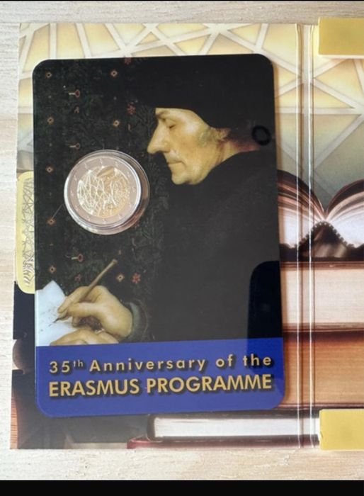 Moeda Coincard Malta 2022 Erasmos