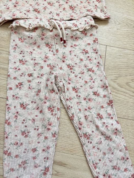 Komplet z dzianiny prążkowanej 104/110 zara