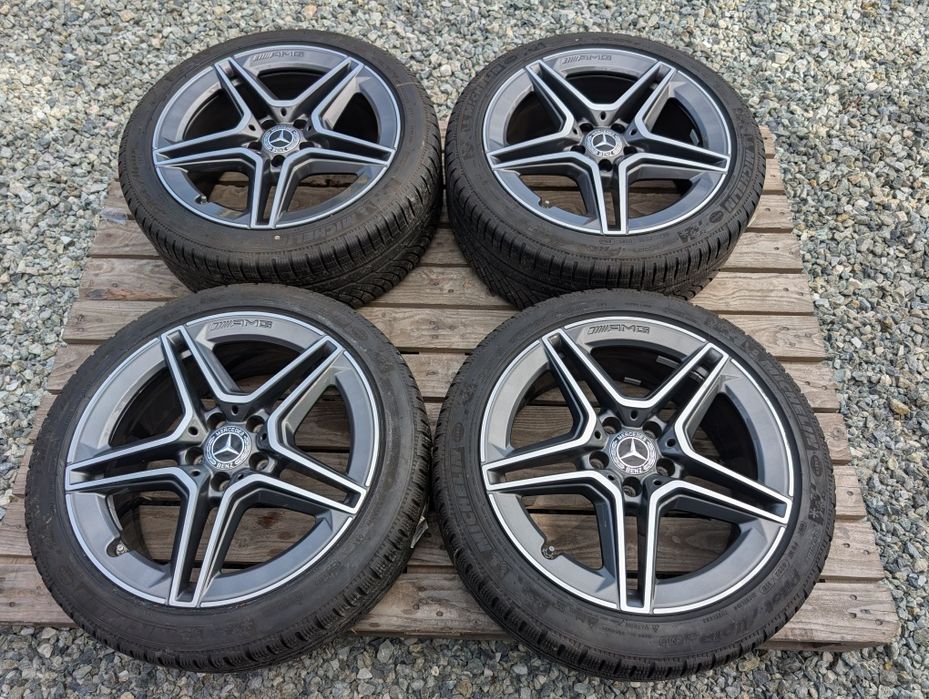 Oryginalne felgi koła Mercedes C43 C63 AMG 18" 5x112