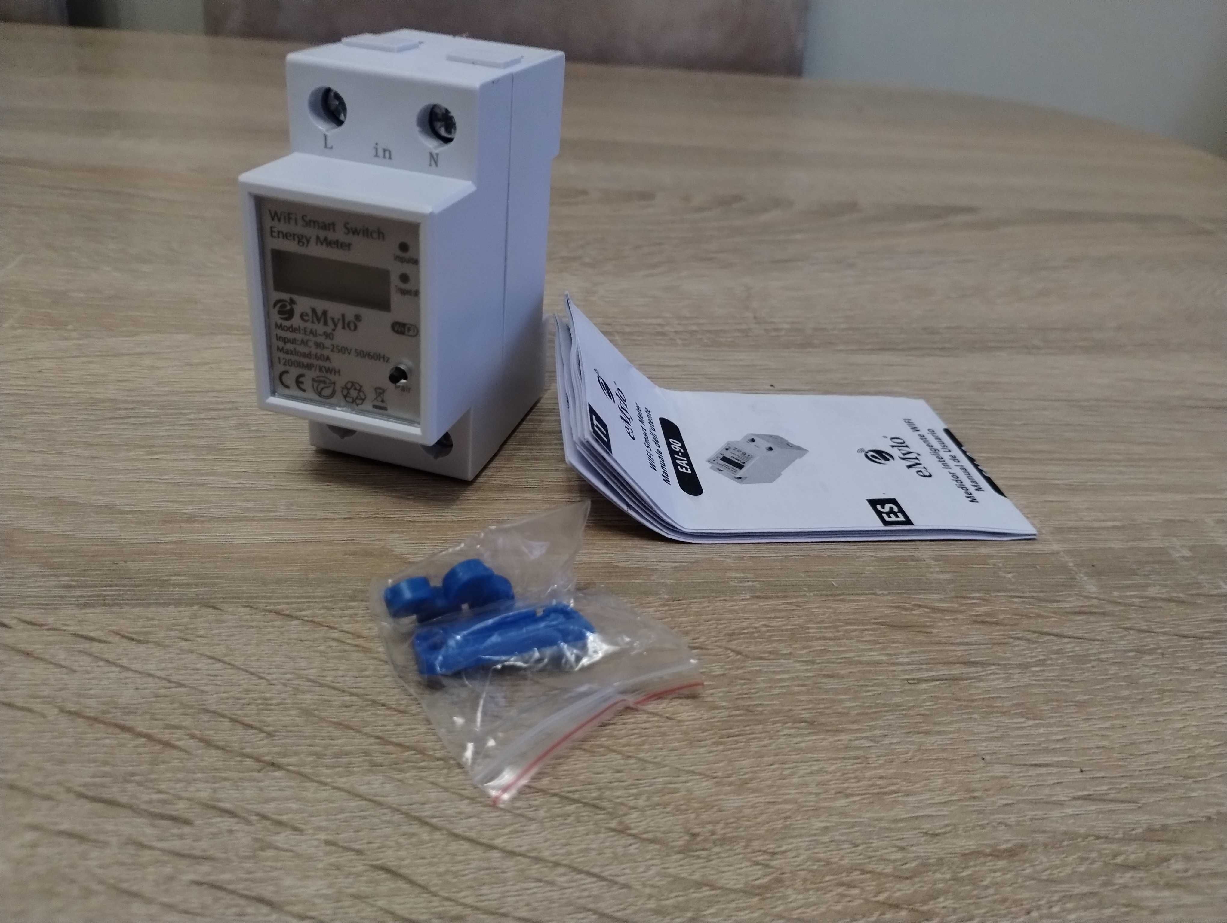 Licznik Energii Elektrycznej z Odczytem Przez WiFi 90-250V 60A eMylo