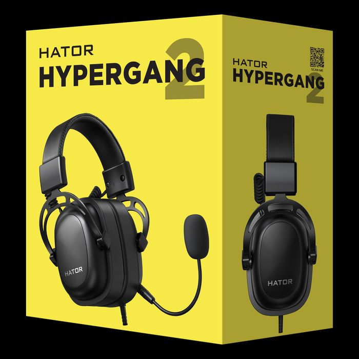 HATOR hypergang 2 black (ne Logitech Havit Ryzen Fifine Apple HyperX)