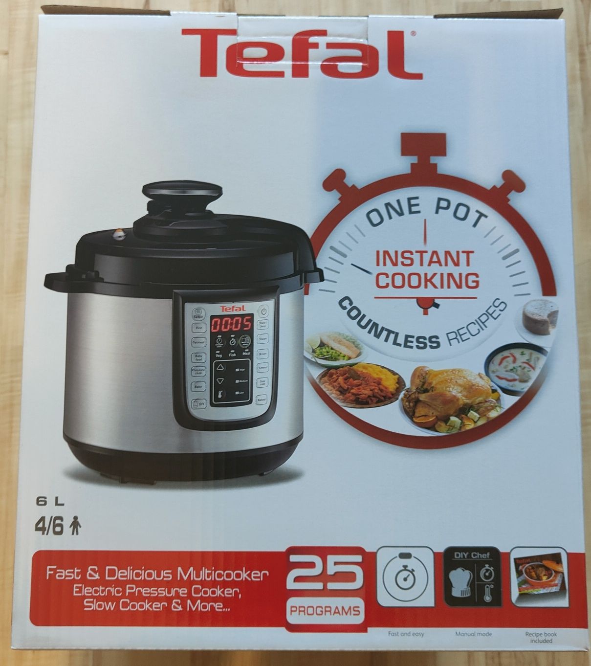 Multicooker szybkowar Tefal Core Range. Nowy.

Model: CY505E