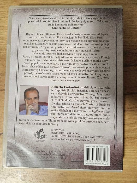 Audiobook "Jesteś złem" Roberto Constantini