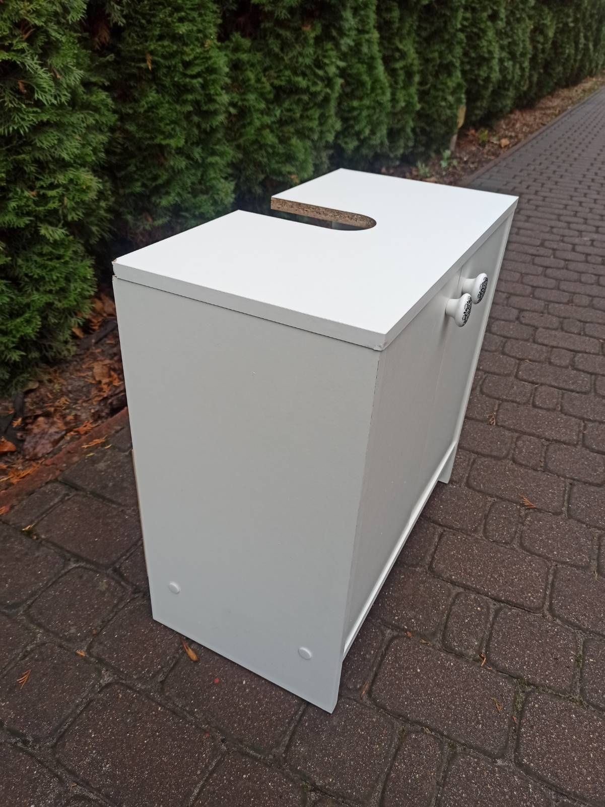 Szafka umywalkowa biała