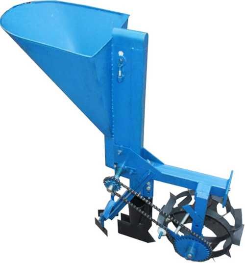 Часникосаджалка мотоблочна навісна ланцюгова рядна саджалка часнику