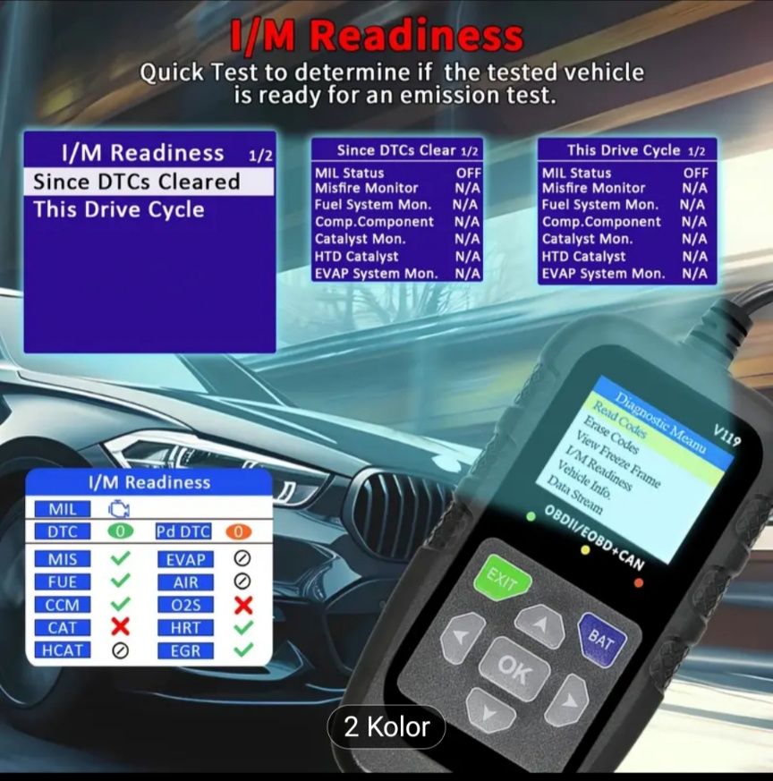 Skaner OBD II skaner diagnostyczny obd2