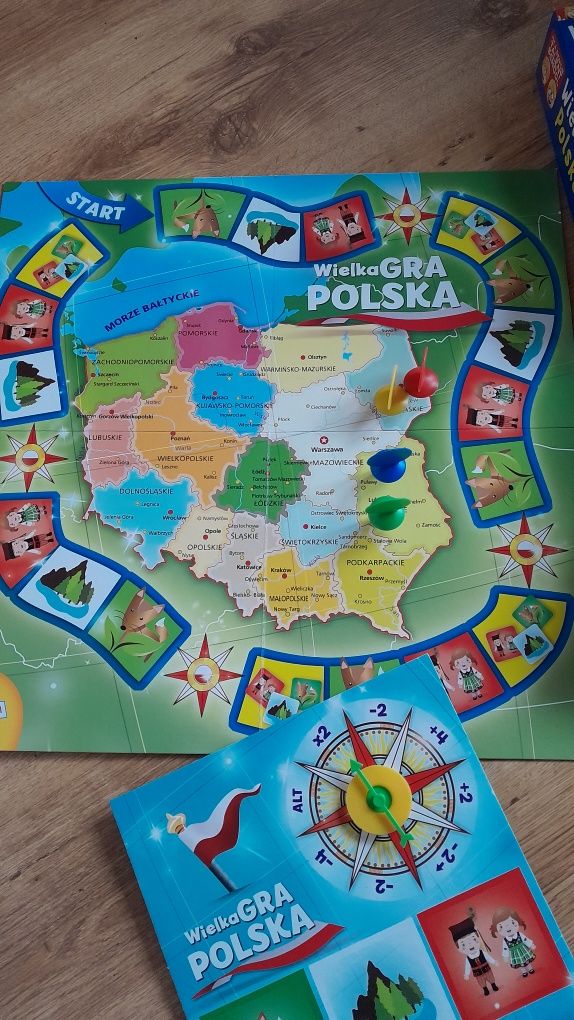 Wielka gra Polska edukacyjna jak nowa preznet polecam