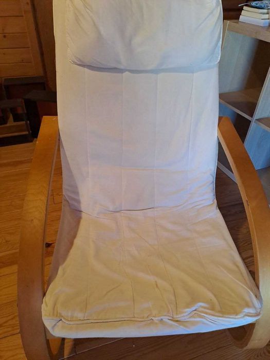 Conj. 4, sofá, cadeirão, movel e parteleiras