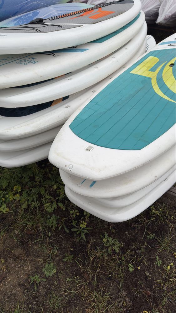Deska SUP Caribou 10’1 sztywna PE+PU z wiosłem- użwana 1 sezon
