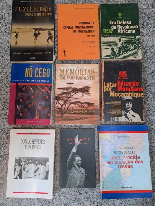 Livros ex-colónias Portuguesas
