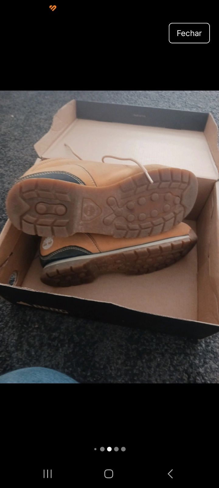 Sapatilha estilo Bota Timberland