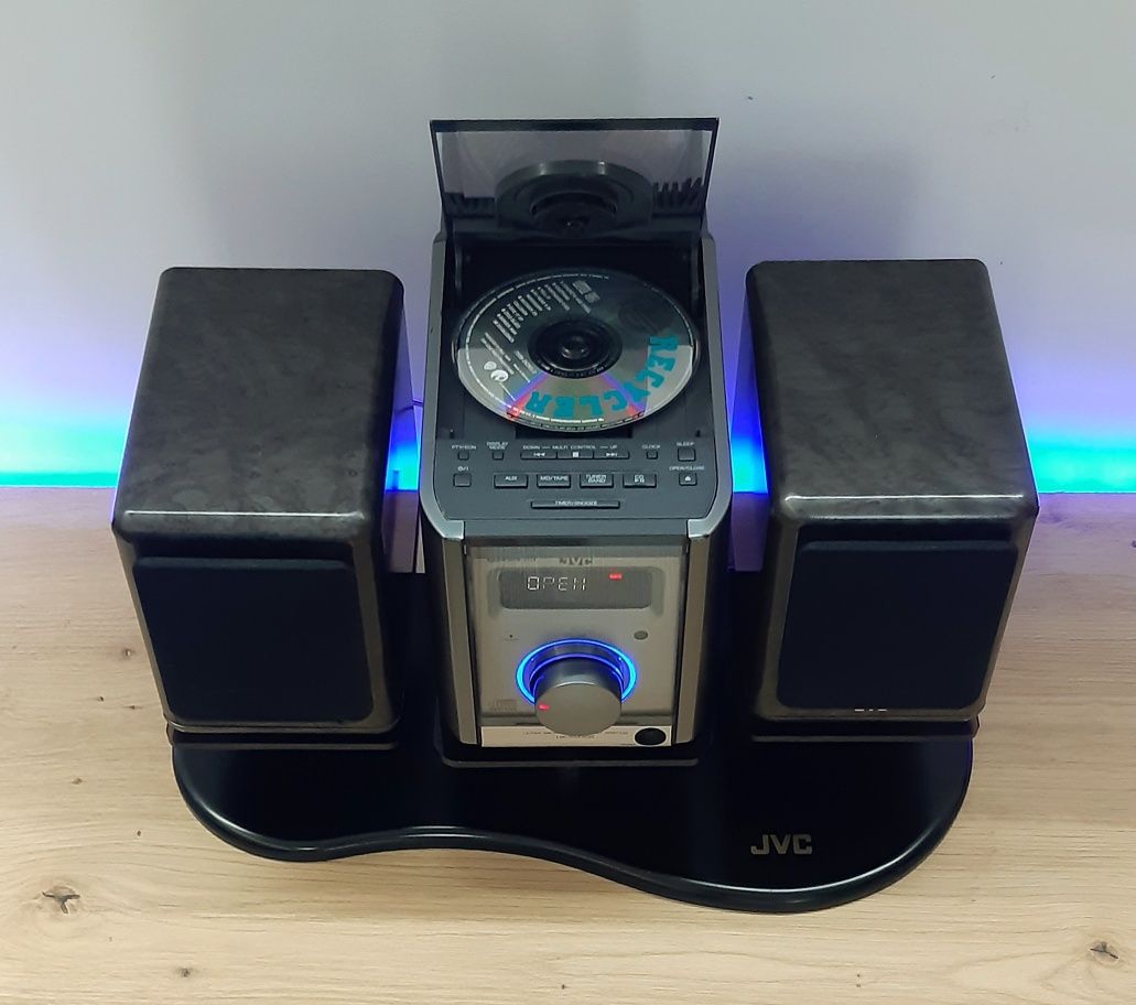 Wieża JVC / CD, RDS, AUX, SAB, Pilot