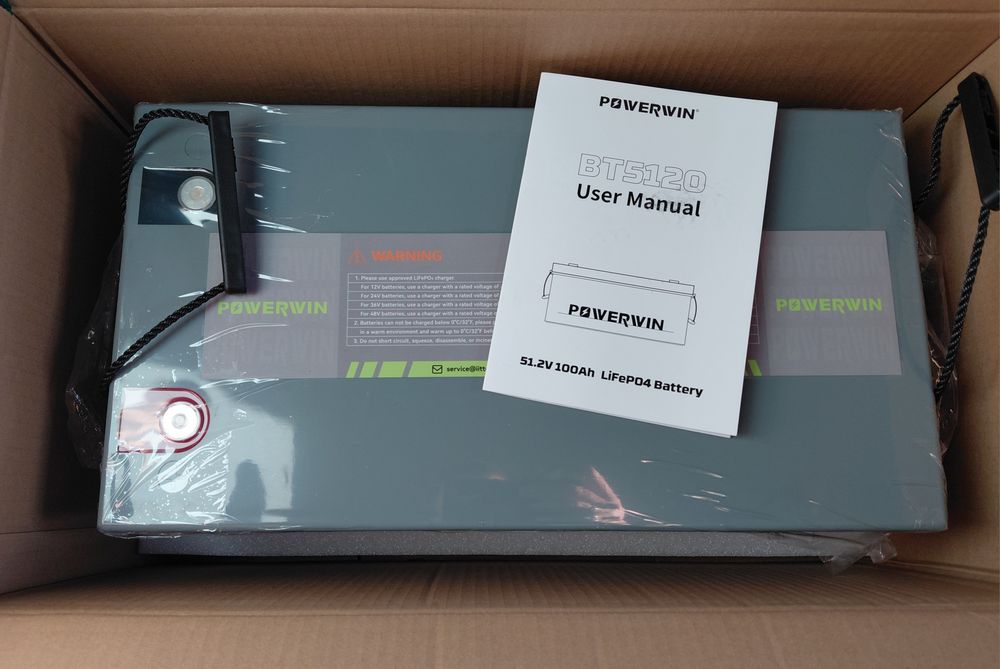 Акумулятор LiFePO4 Powerwin BT5120 48 (51,2) В 100а-год 5,12 кВт-год