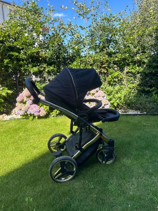 Wózek Junama Diamond S line + nosiedłko maxi cosi  z bazą
