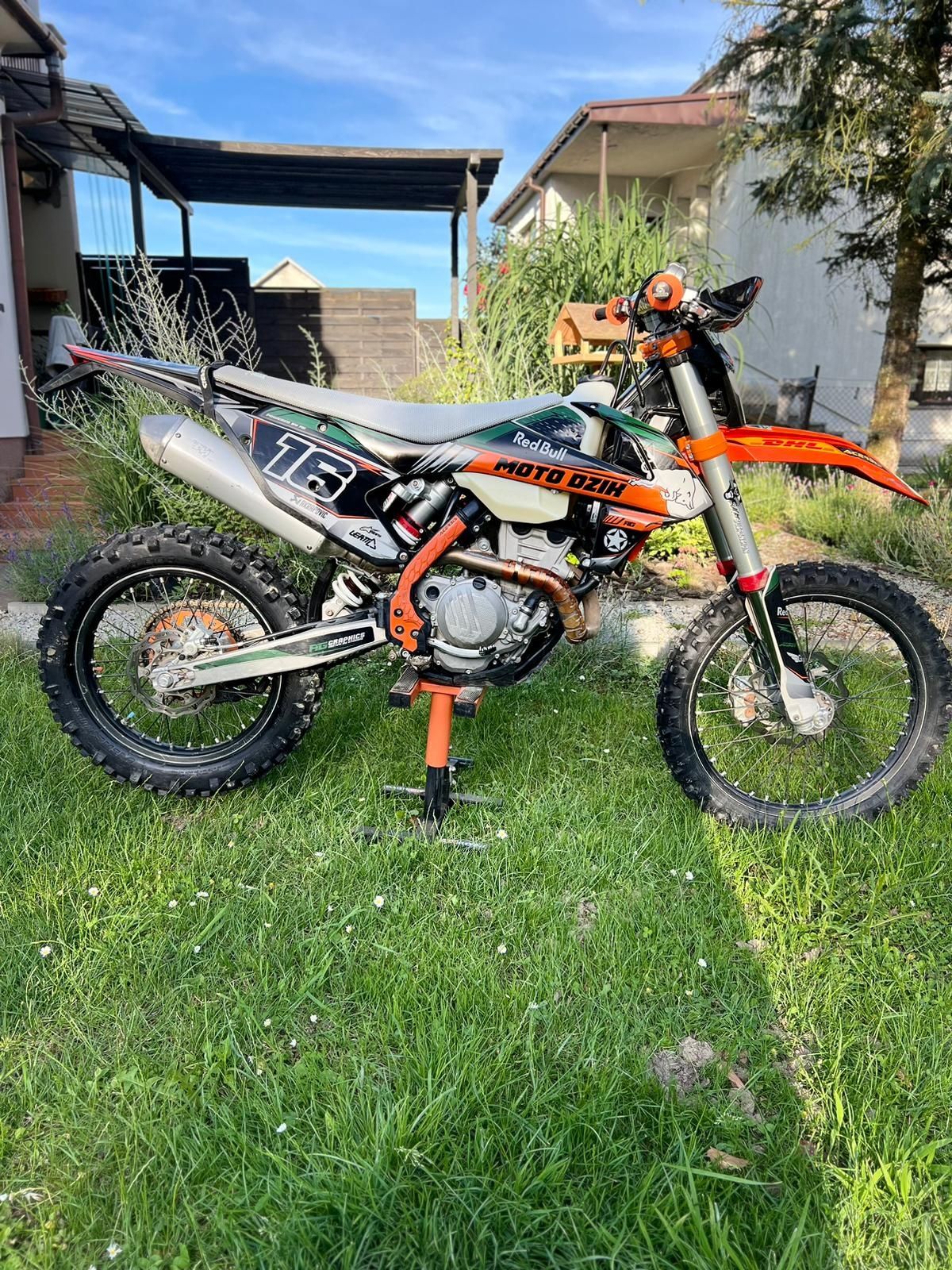 KTM EXCF 250 rok 2018 mapy kontrola trakcji stan perfekt zamiana na 2t