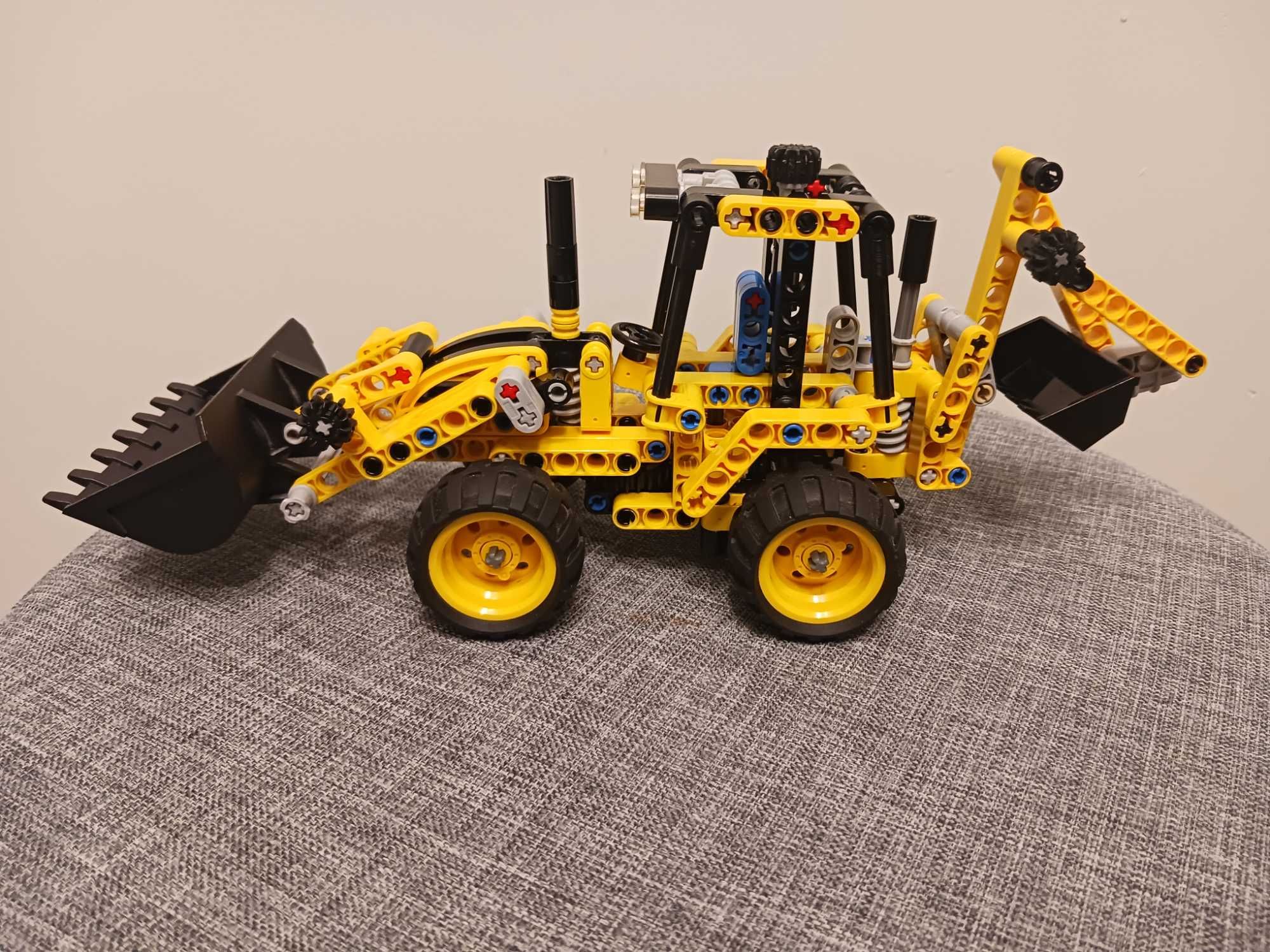 LEGO TECHNIC 42004 - Koparko-ładowarka, jak nowy - klocki lego