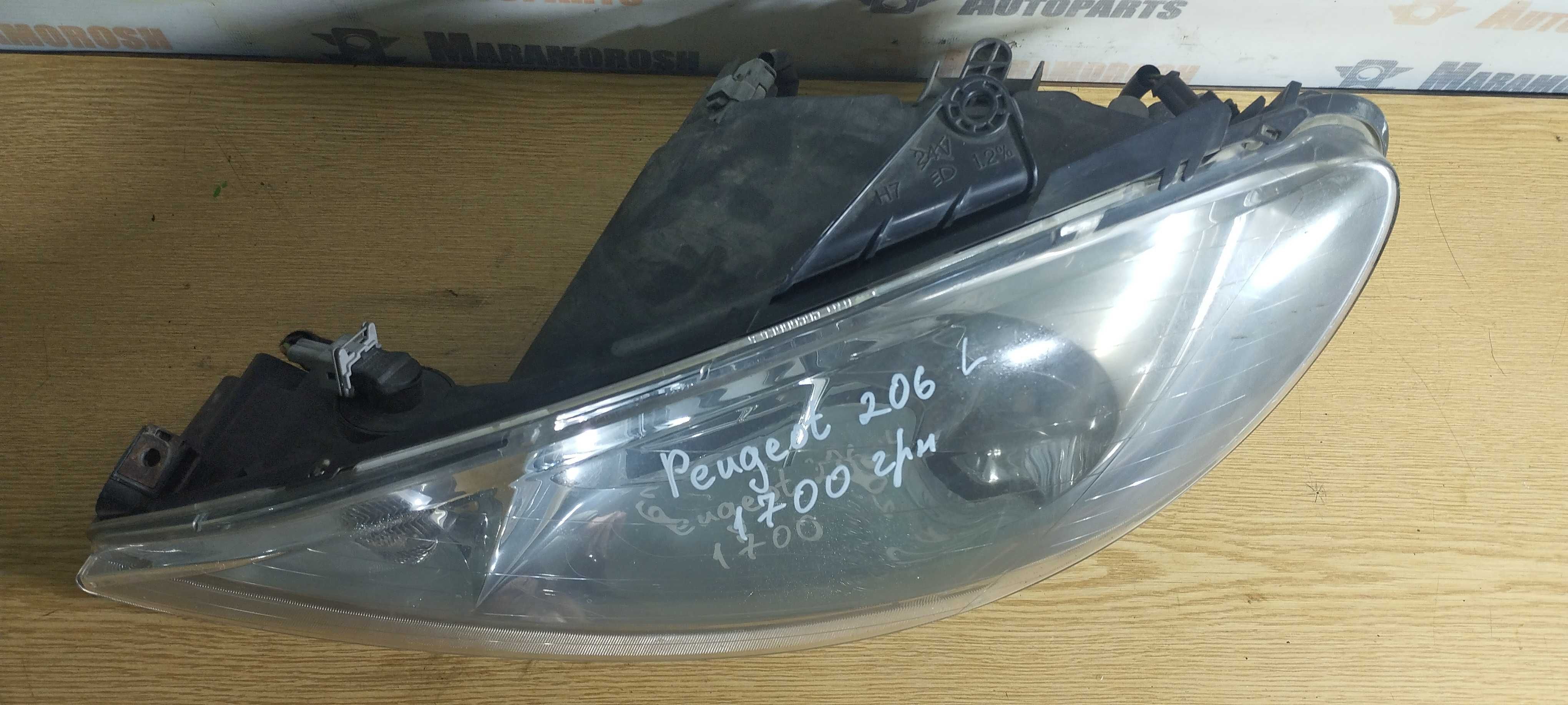 Фара ліва peugeot 206 пежо з розборки разборки