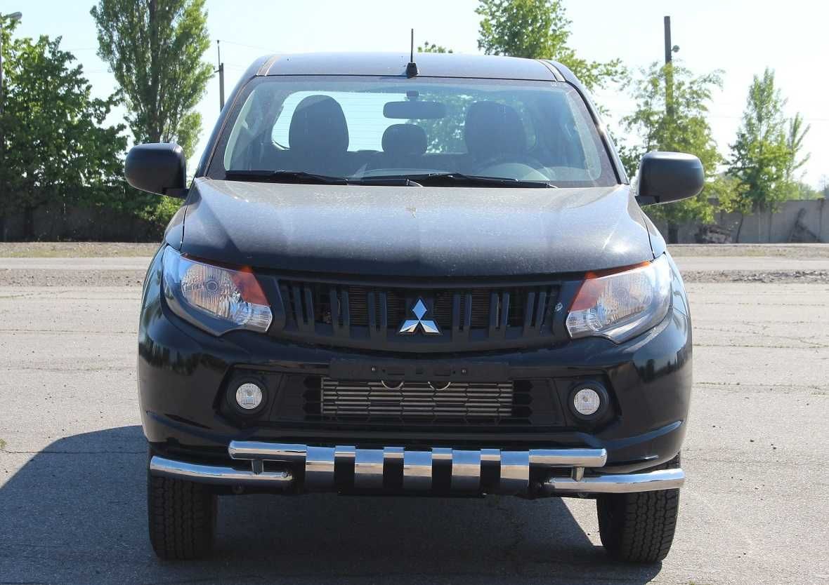 ПорогиMitsubishi L 200 2006 + 2015 + 2018 + Бічні Труби Обвес