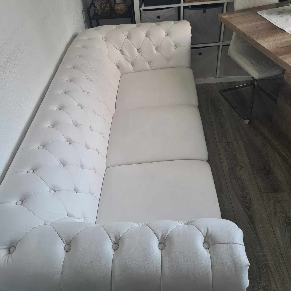 Sofa elegancka  biała