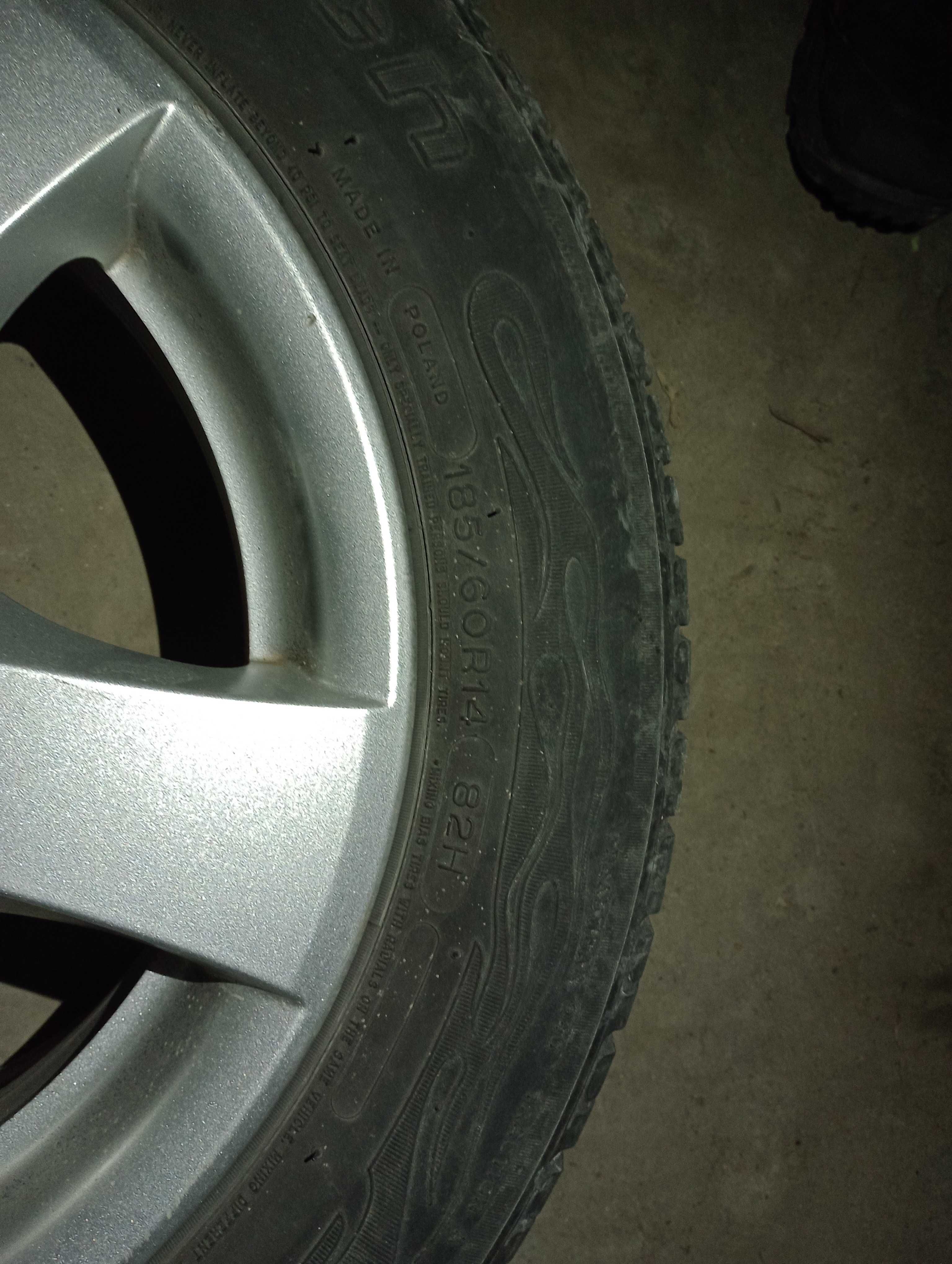 Koła z oponami letnimi 185/60 R14 do Skody Fabii I