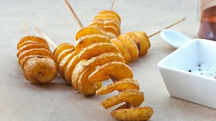 MASZYNKA do ziemniaków ZAKRĘCONYCH FRYTEK chipsów spirala