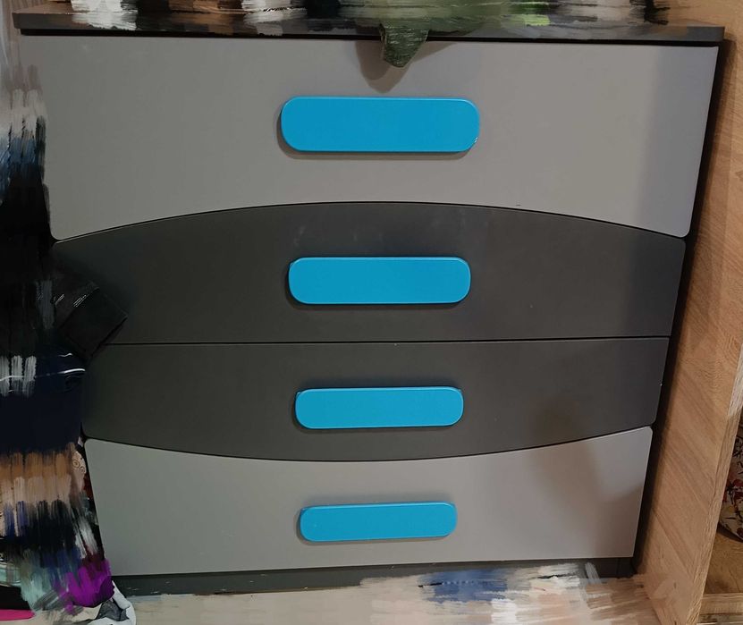 Biurko komoda słupek