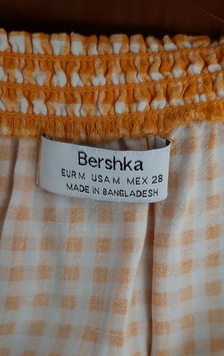Top Amarelo Bershka