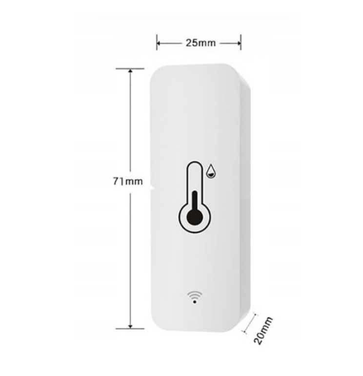 Czujnik Temperatury i Wilgotności TUYA SMART WIFI TH01 kod 1836