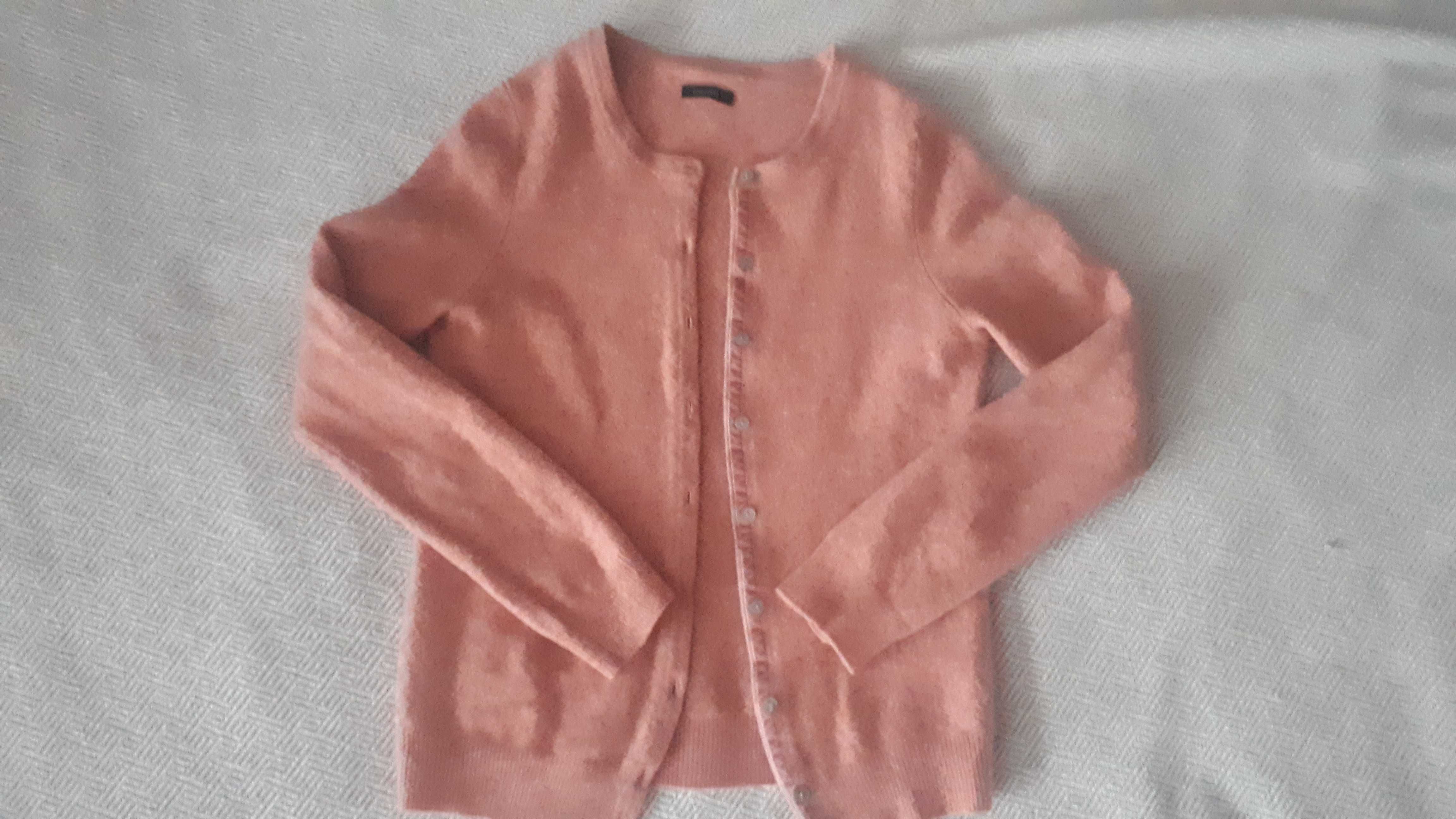 Sweter-kardigan- 100%kaszmir -r.34/36