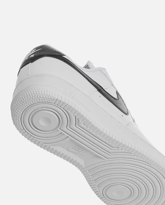 Мужские кроссовки Nike Air Force 1 White ‘Black Logo’ Размеры 41-45